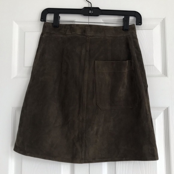 Helmut Lang Suede Mini Skirt - Picture 2 of 2
